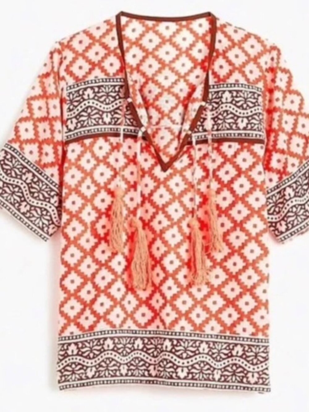 SZ Blockprints x JCREW  Leyla Top